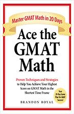 Front Cover of Ace the GMAT Math by Brandon Royal